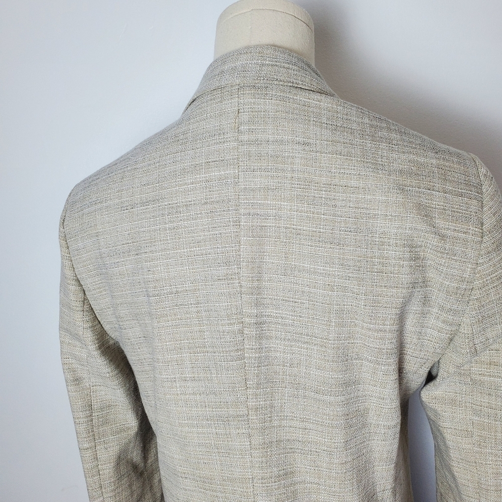 RW&CO Faux Double-Breasted Taupe Blazer - Picture 6 of 9